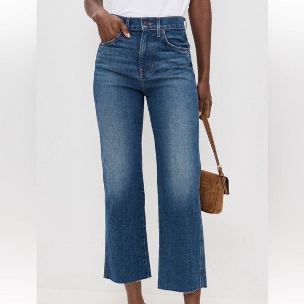 Veronica Beard Dylan High Rise Straight Leg Ankle Jeans Size 24‎ NWT